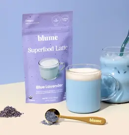 Blume Superbelly Hydration & Gut Latte Powder, Blue Lavender