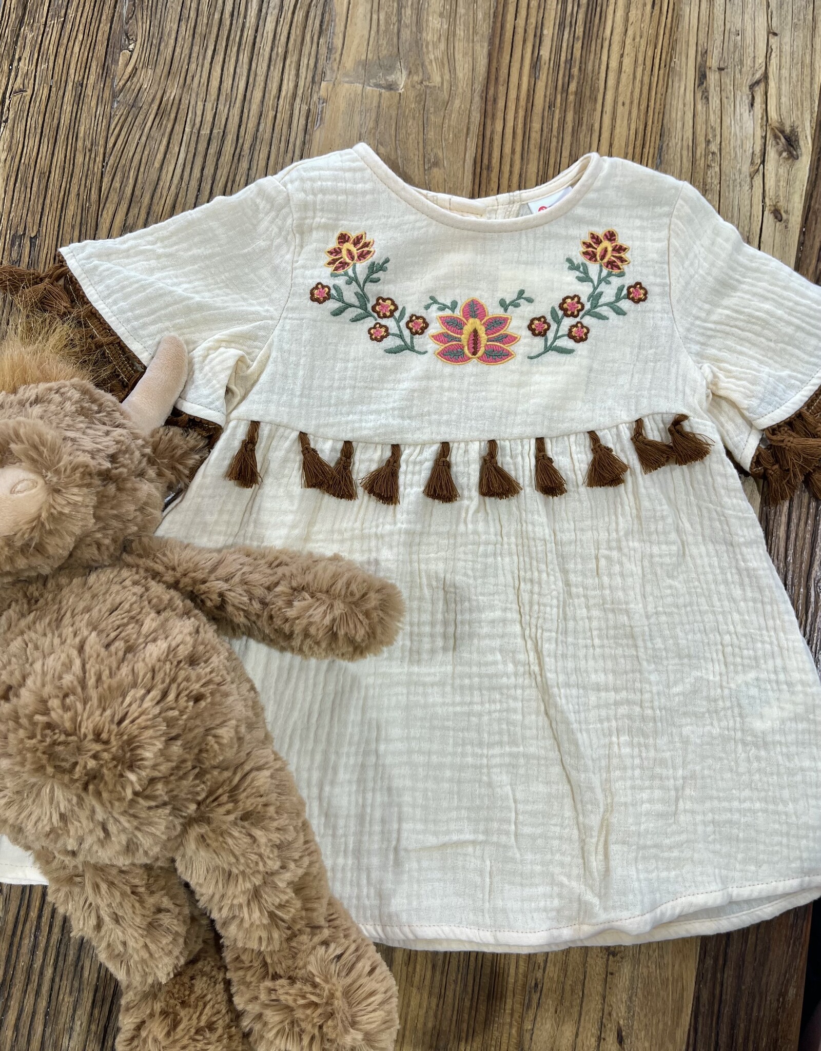 PatPat Embroidered Floral Dress