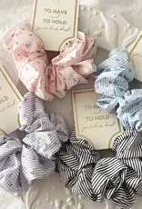 LoveLina Mini Cherry Striped Scrunchies