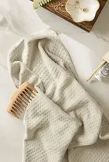 Geometry Hand Towel-Vanilla Truffle