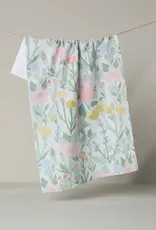 Geometry Tea Towel-Wildflowers In Bloom