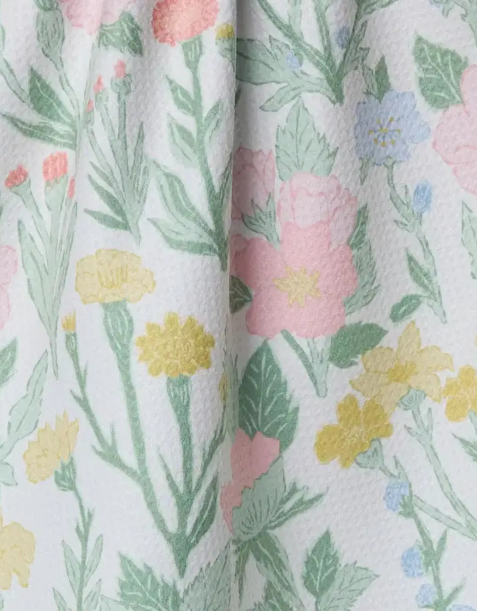 Geometry Tea Towel-Wildflowers In Bloom