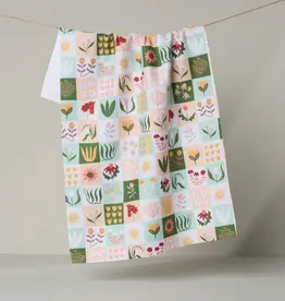 Geometry Tea Towel-Patchwork Garden