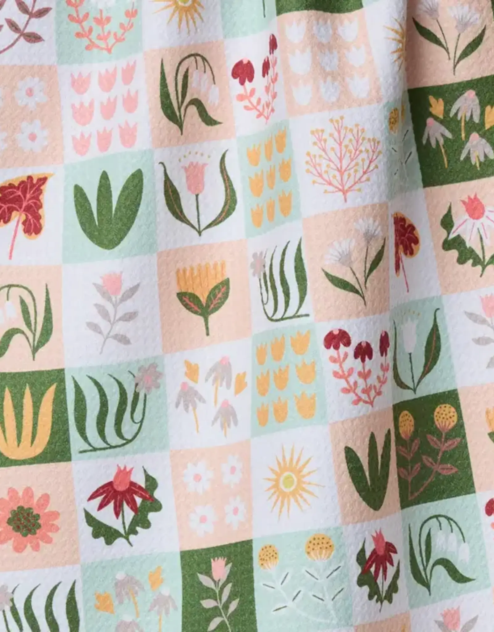 Geometry Tea Towel-Patchwork Garden