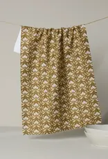 Geometry Tea Towel-Gilded Bloom