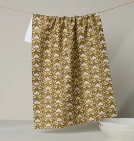 Geometry Tea Towel-Gilded Bloom