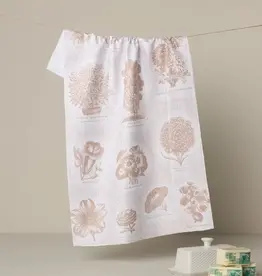 Geometry Tea Towel- Floral Glossary