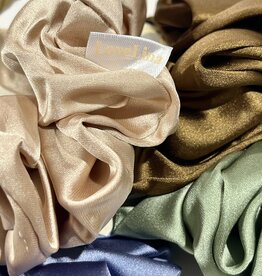 LoveLina Silk Satin Scruchies, Asstd