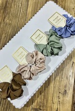 LoveLina Silk Satin Scruchies, Asstd