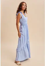 In Loom Lace Inset Maxi Dress