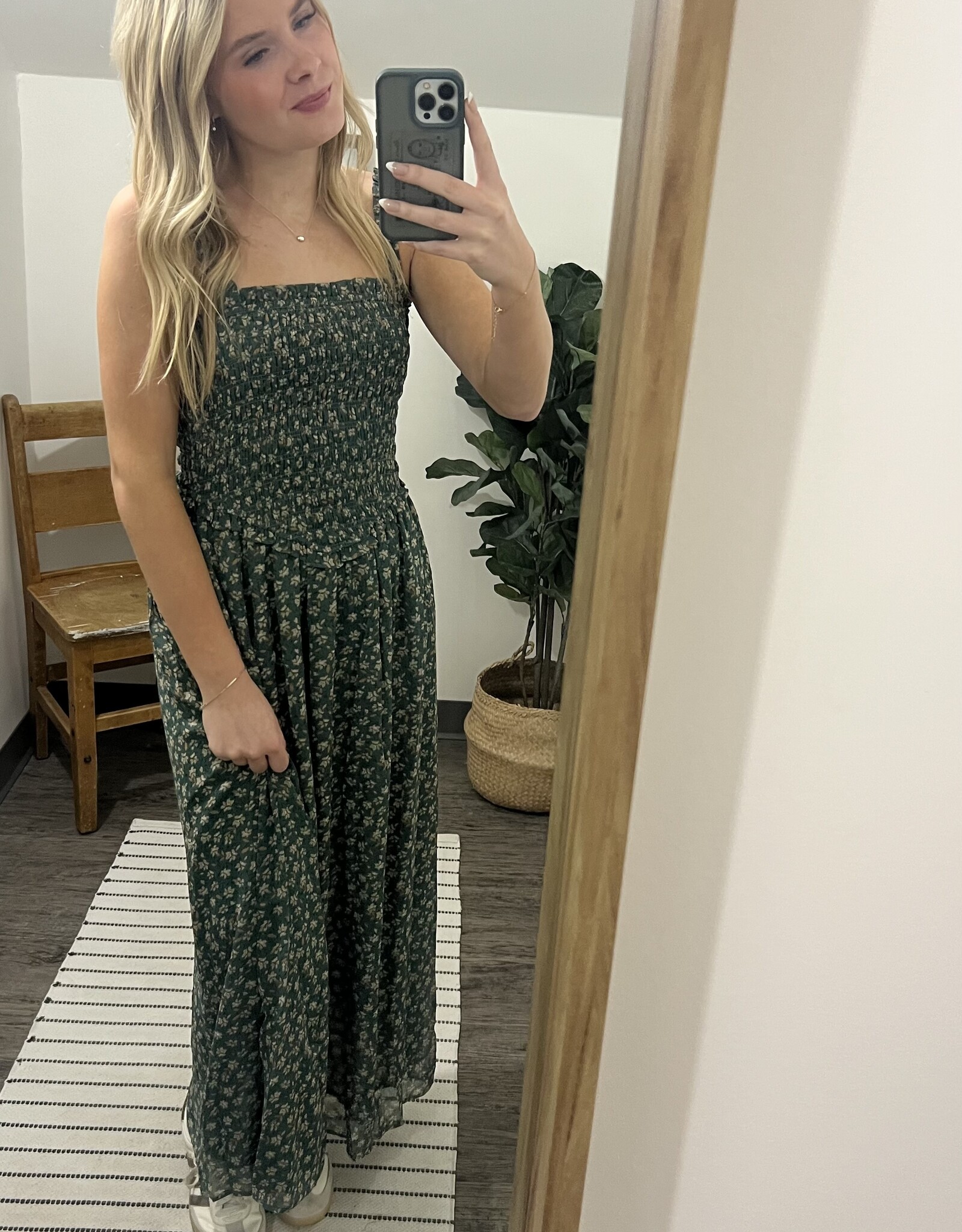 Floral Printed Midi Dress