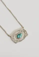 Sweet Three Designs Cheyenne Scroll Buckle Necklace