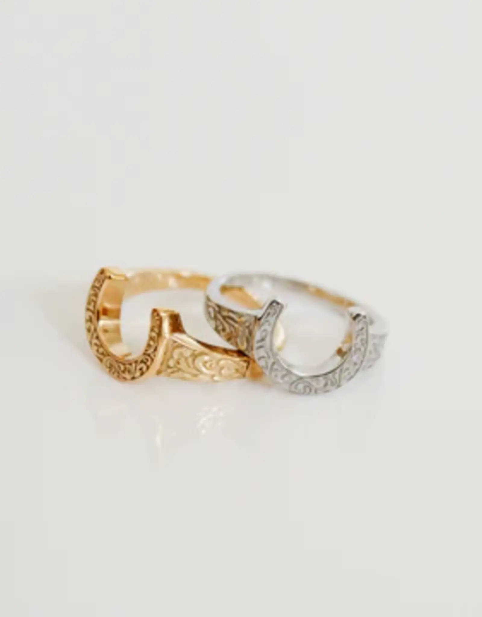 Sweet Three Designs Cheyenne Scroll Signet Ring