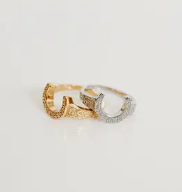 Sweet Three Designs Cheyenne Scroll Signet Ring