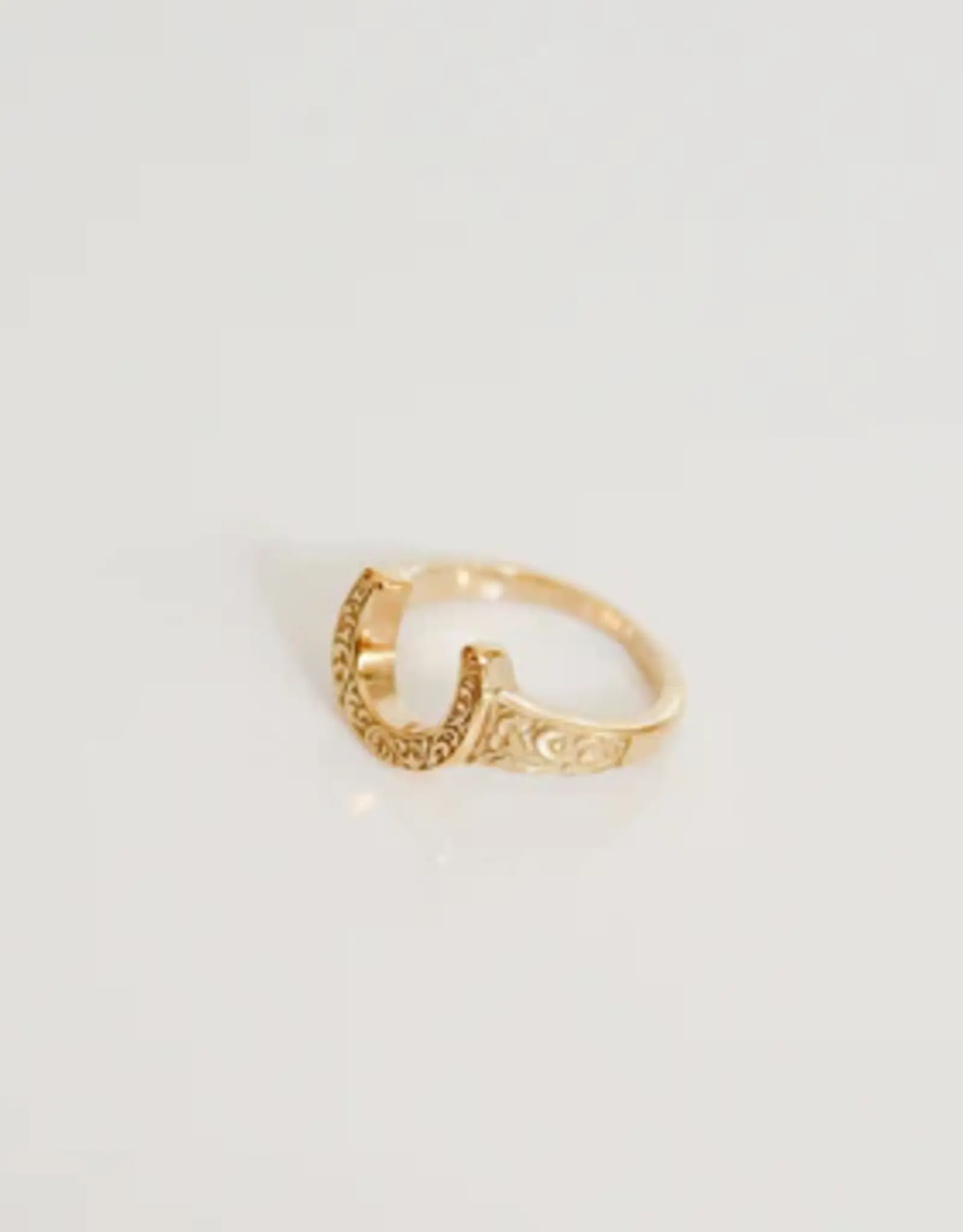 Sweet Three Designs Cheyenne Scroll Signet Ring
