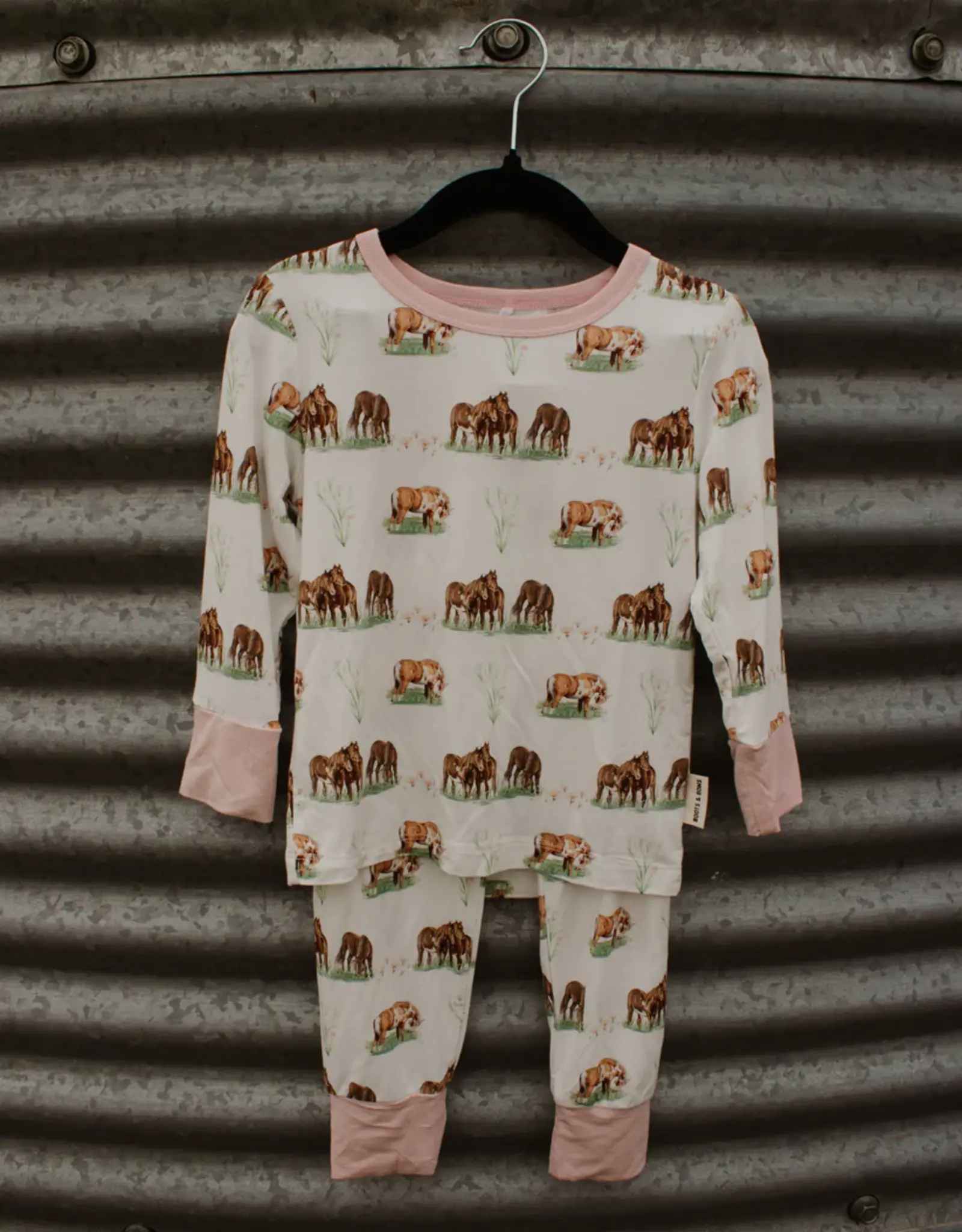 Boots & Bows Baby Co Painted Meadows Toddler Sleep Set