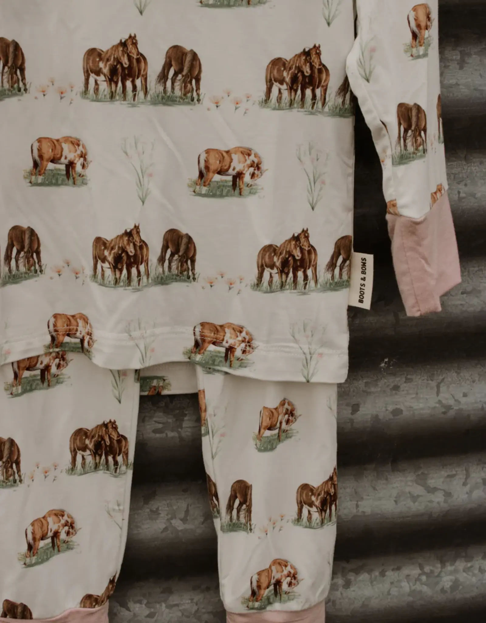 Boots & Bows Baby Co Painted Meadows Toddler Sleep Set