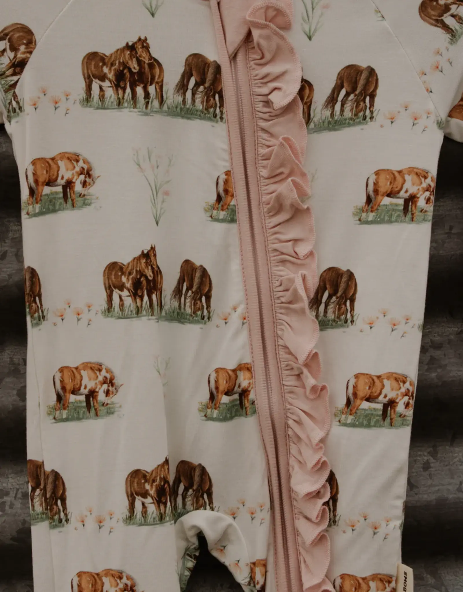 Boots & Bows Baby Co Painted Meadows Infant Sleeper