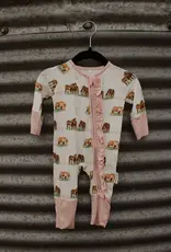 Boots & Bows Baby Co Painted Meadows Infant Sleeper