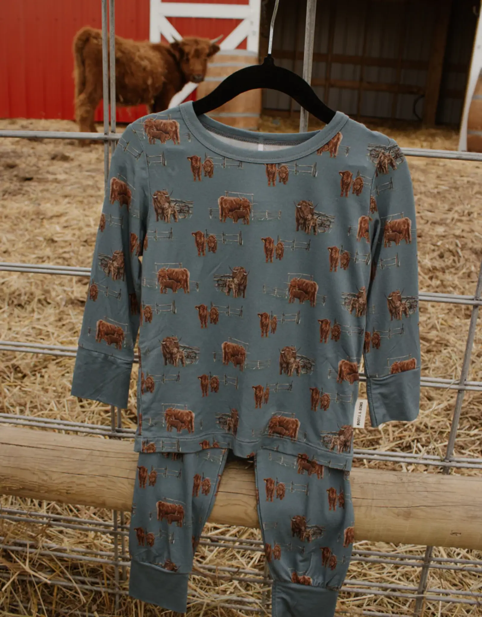 Boots & Bows Baby Co Highlands Toddler Sleep Set
