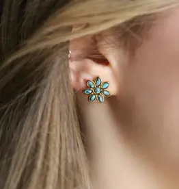 Sweet Three Designs Cassidy Turquoise Studs