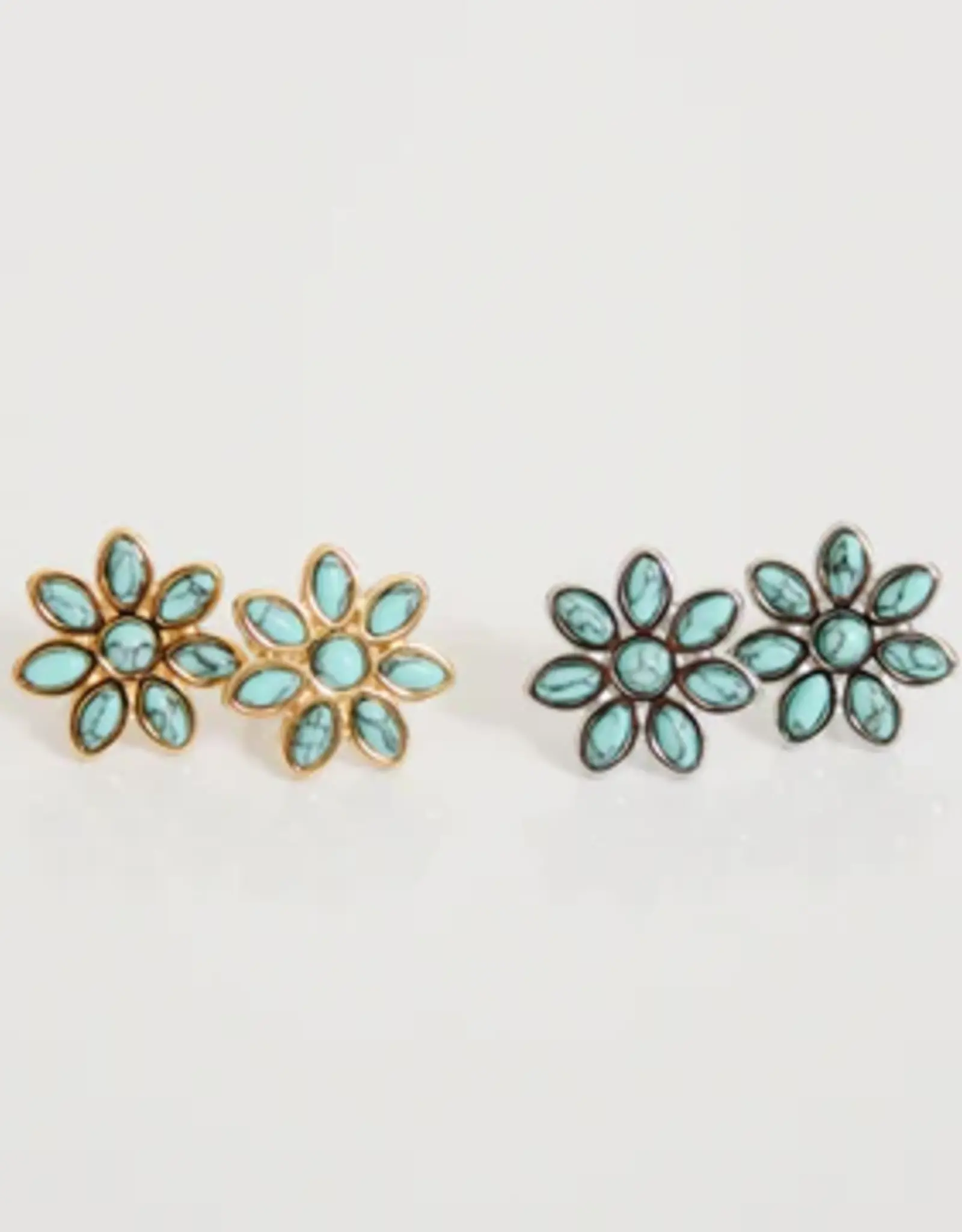 Sweet Three Designs Cassidy Turquoise Studs