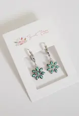 Sweet Three Designs Cassidy Turquoise Hoops
