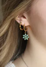 Sweet Three Designs Cassidy Turquoise Hoops