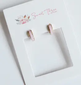 Sweet Three Designs Cloud 9 Pink Hoops