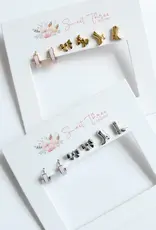 Sweet Three Designs Cloud 9 Tripple Earring Set