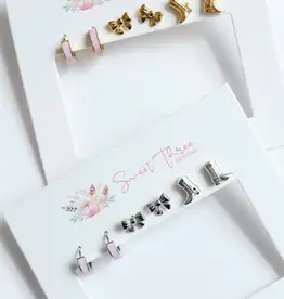 Sweet Three Designs Cloud 9 Tripple Earring Set