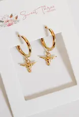 Sweet Three Designs Boho Bull Hoops