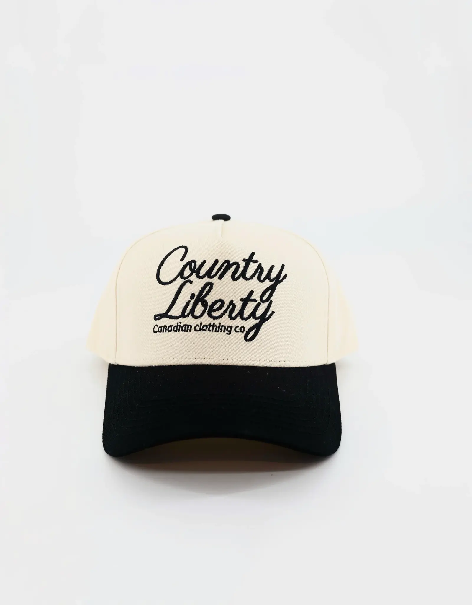 Country Liberty Two-Toned Cursive Script Hat