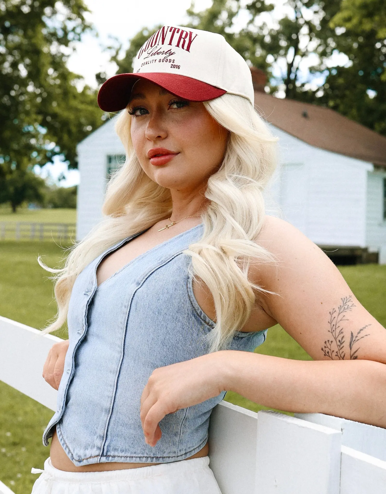 Country Liberty Two-Toned Country Classic Hat