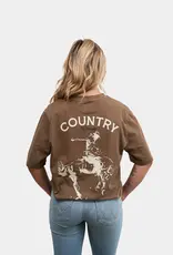 Country Liberty Saddle Bronc Tee