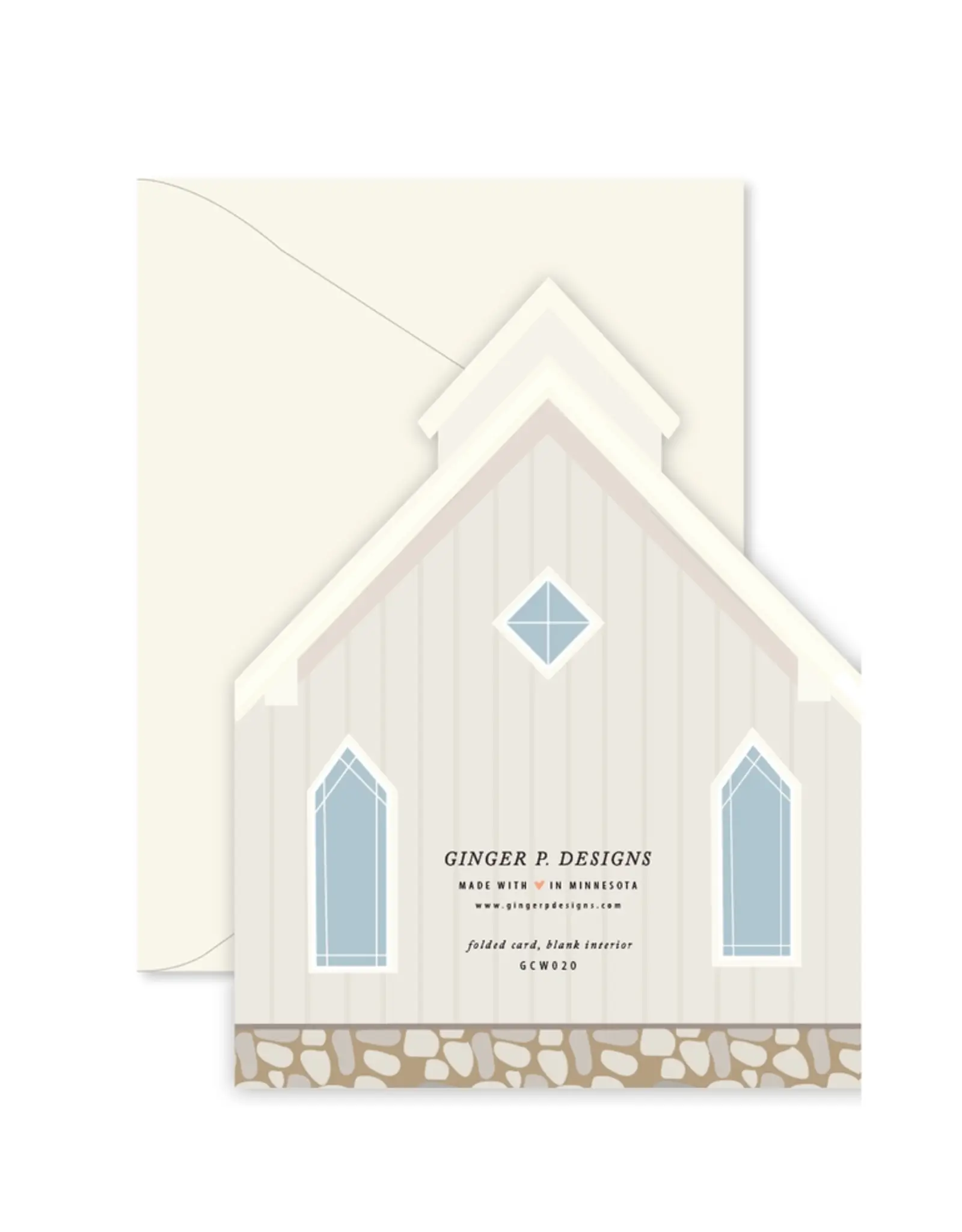 Ginger P. Designs Card, Wedding Chapel