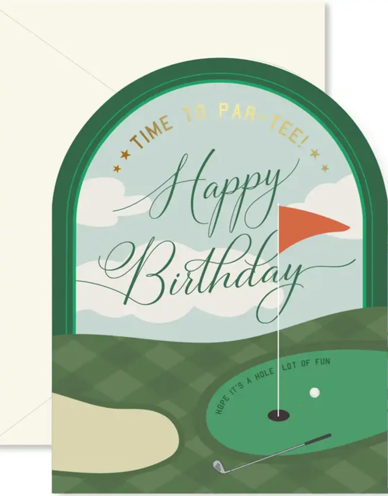 Ginger P. Designs Card, Time To Par
