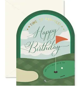 Ginger P. Designs Card, Time To Par
