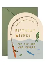 Ginger P. Designs Card, Fishing Reely Good Birthday