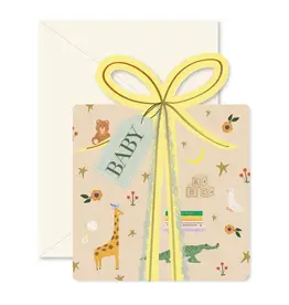 Ginger P. Designs Card, Baby Gift Beige