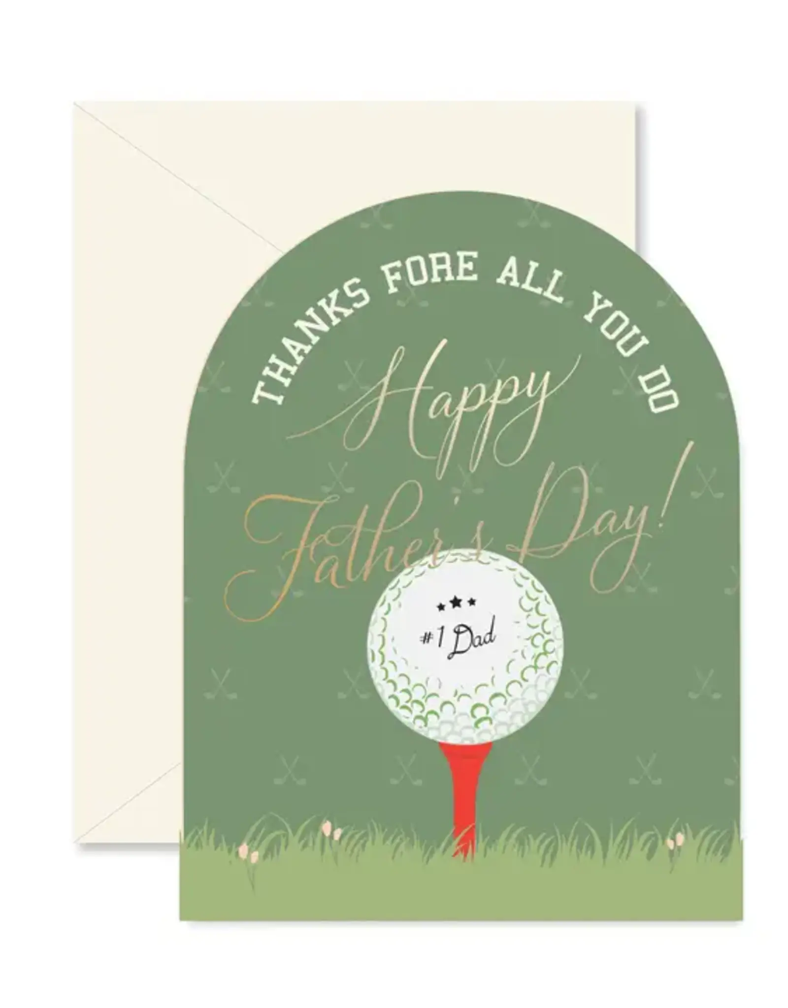 Ginger P. Designs Card, Fore Dad