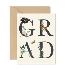 Ginger P. Designs Card, Grad Floral