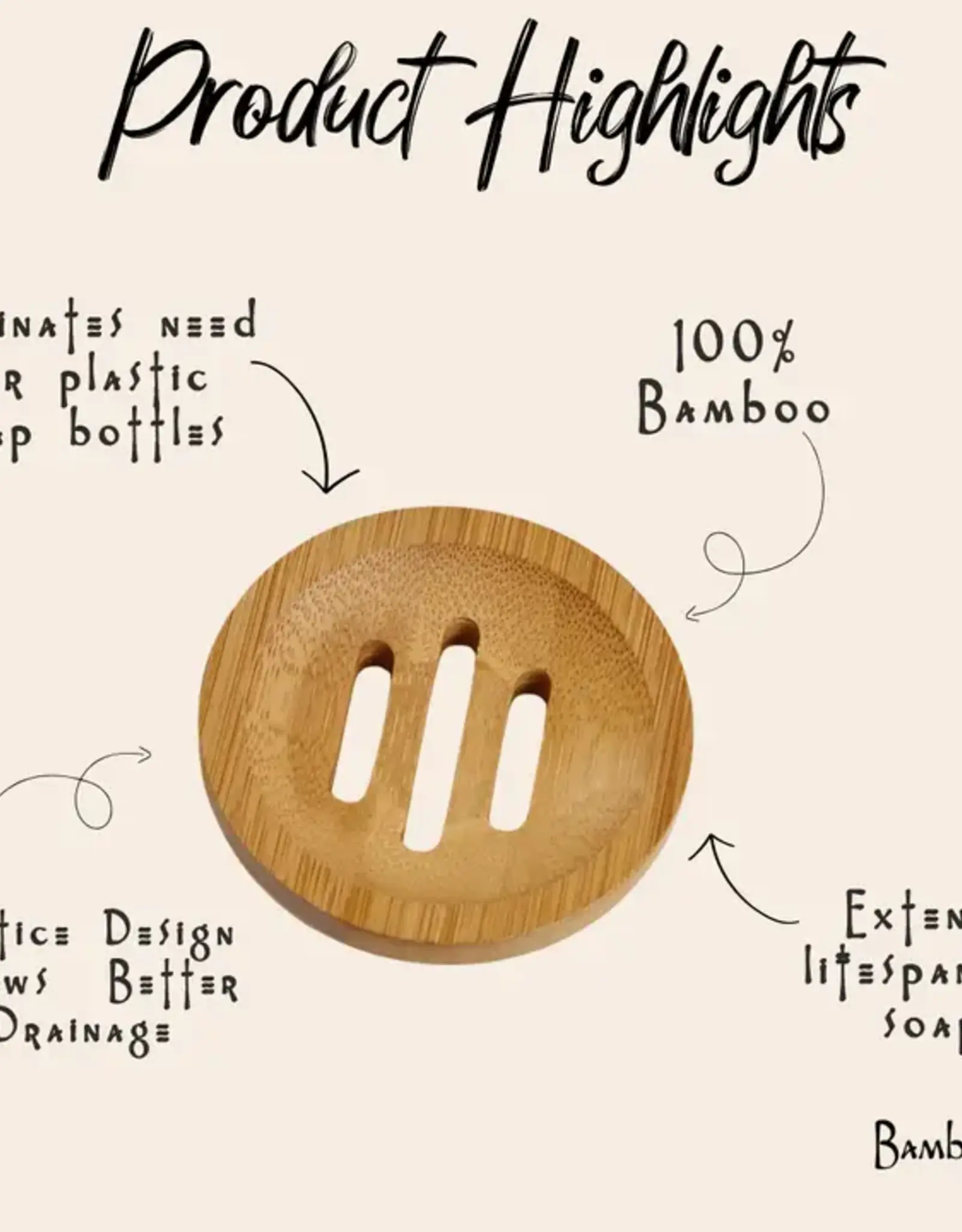 Bamboo Switch Bamboo Shower Steamer Circle Lift