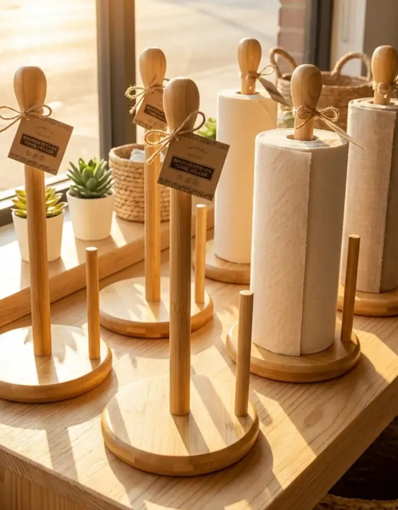 Bamboo Switch Bamboo Paper Towel Holder
