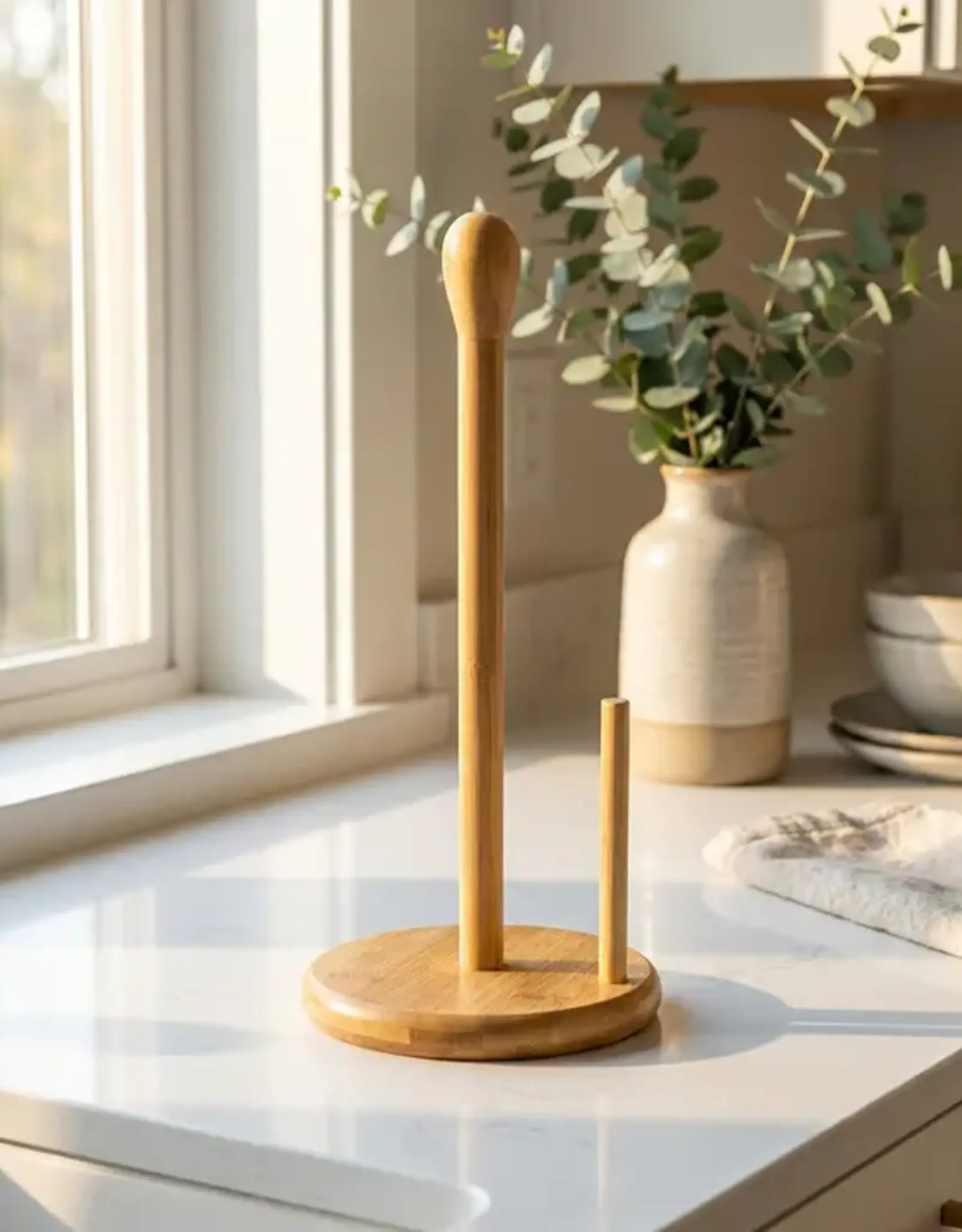 Bamboo Switch Bamboo Paper Towel Holder