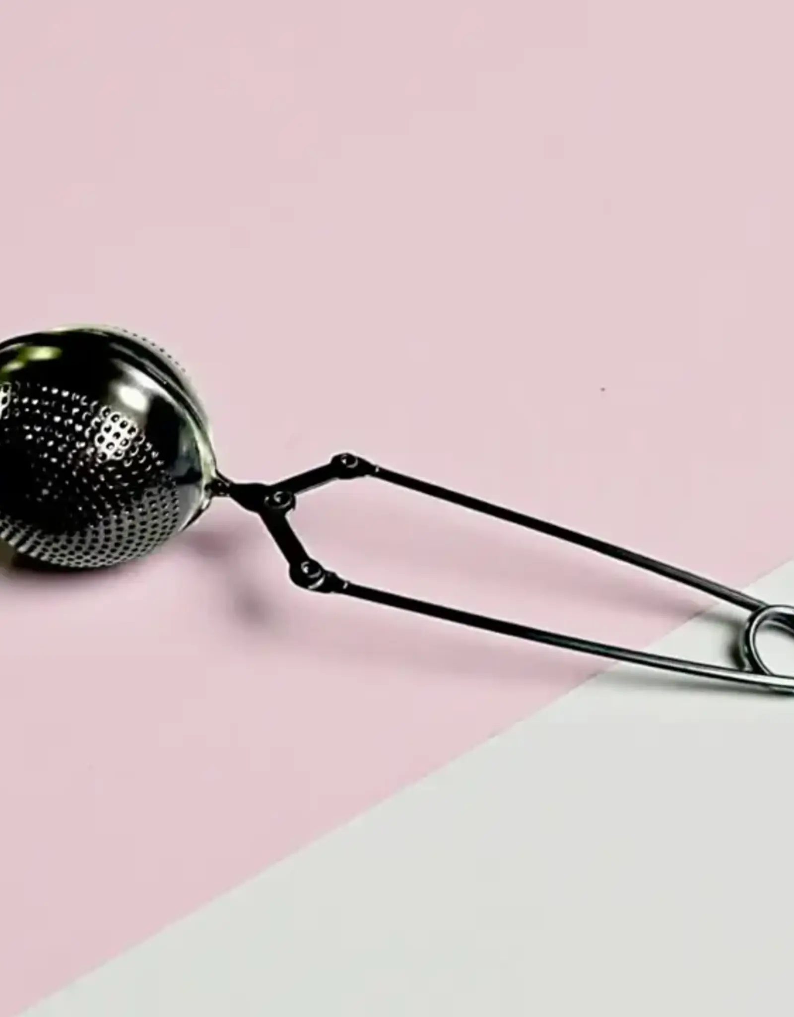 Bamboo Switch Stainless Steel Tea Strainer