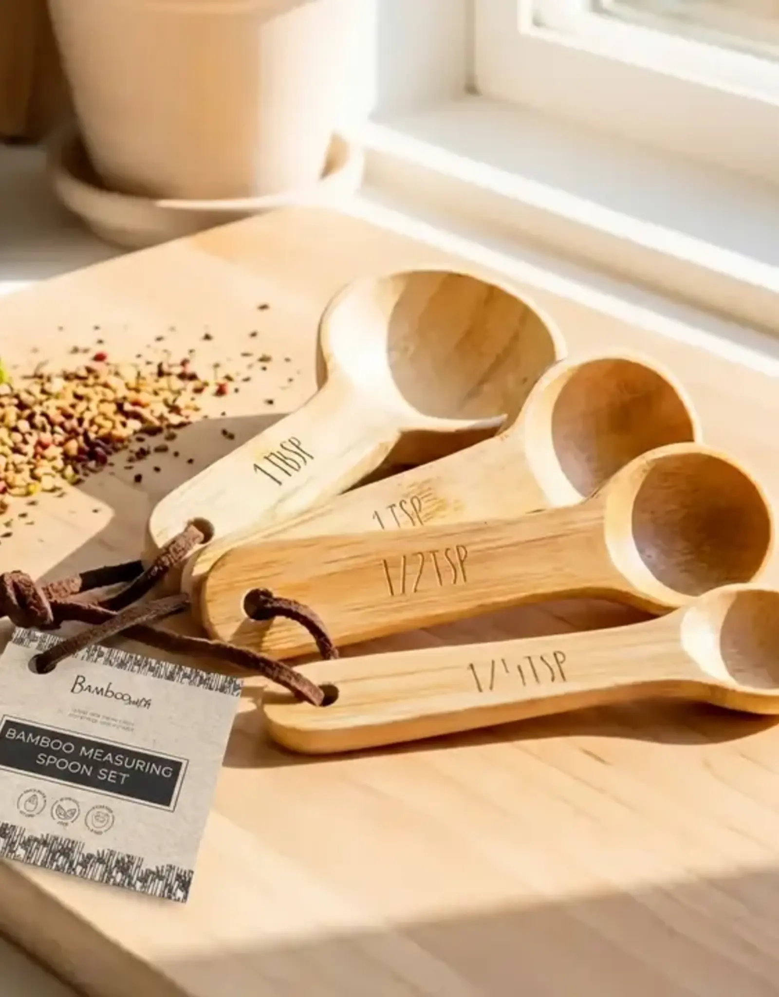 Bamboo Switch Bamboo Teaspoon Measuring Set