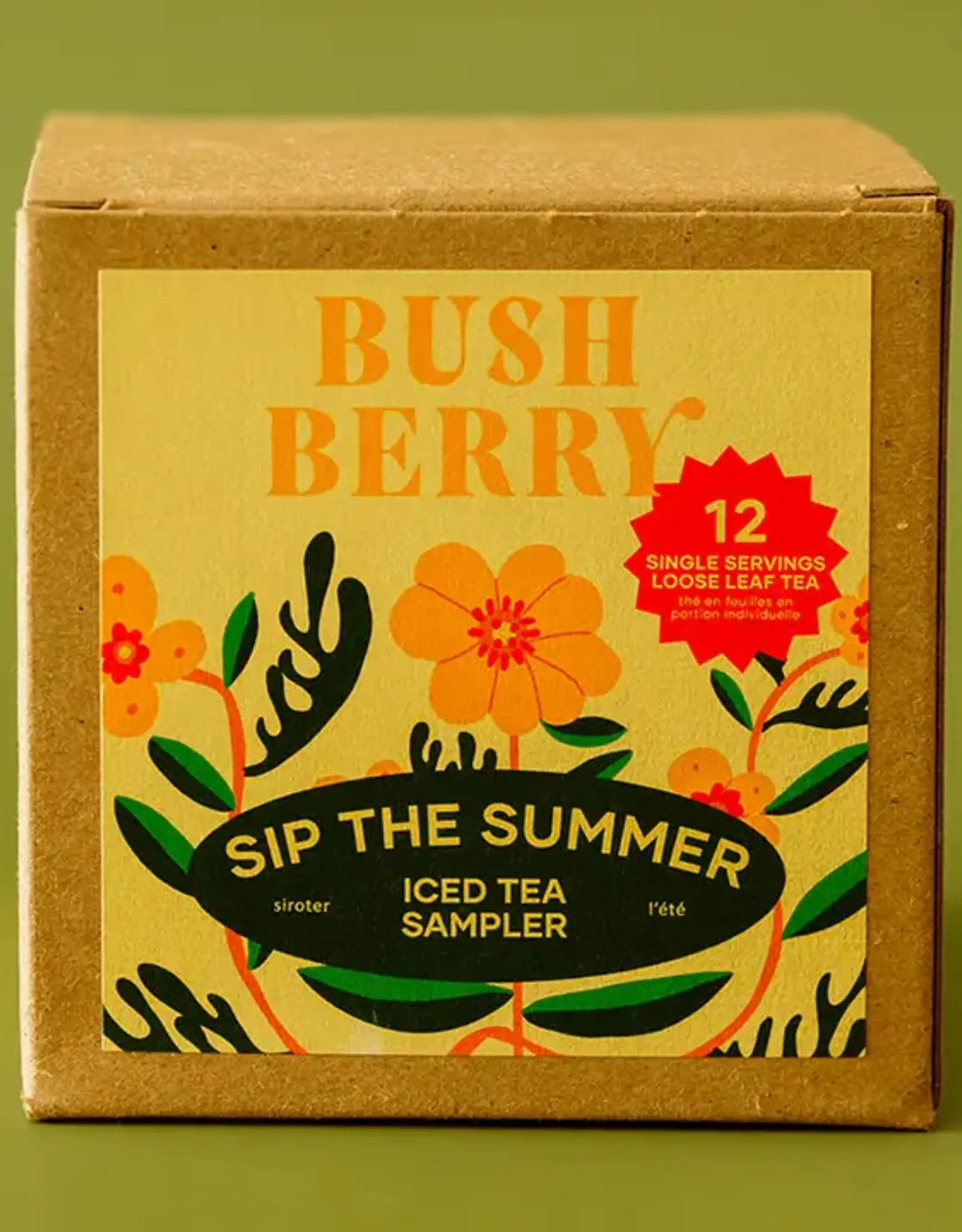 Bush Berry Sip The Summer Organic Loose Leaf Tea Sampler Box