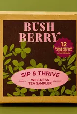 Bush Berry Sip & Thrive Organic Loose Leaf Tea Sampler Box