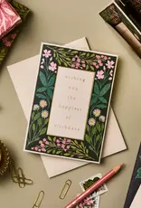 Wanderlust Paper Co Card, Meadow Border Happiest Of Birthdays